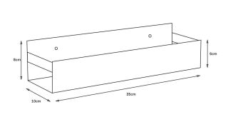 Полка подвесная Boheme Q 10965-CR хром